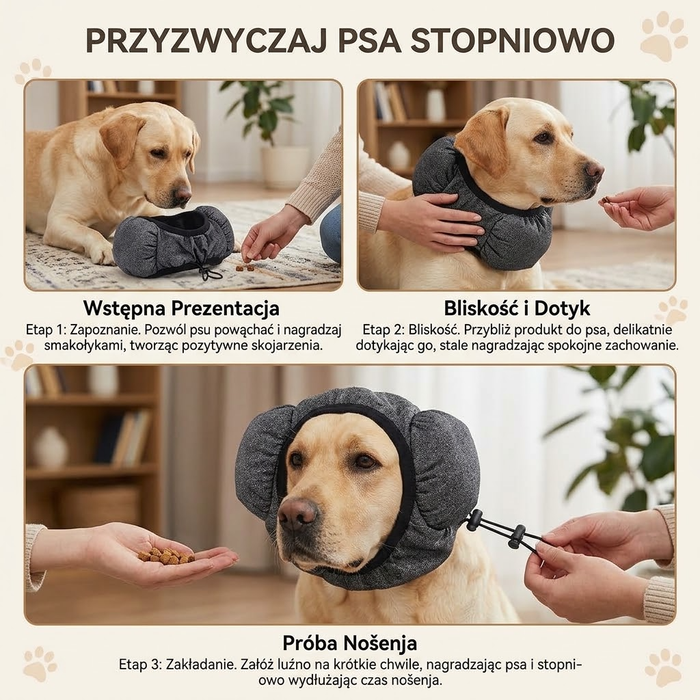 Przyzwyczaj psa stopniowo